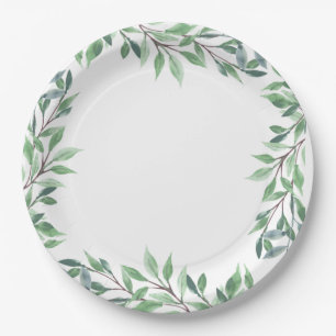 Woodland Frame Paper Plate