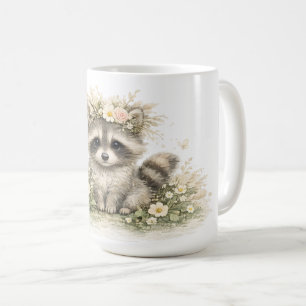 Woodland Friend Raccoon Coffee Mug