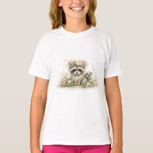 Woodland Friend Raccoon T-Shirt