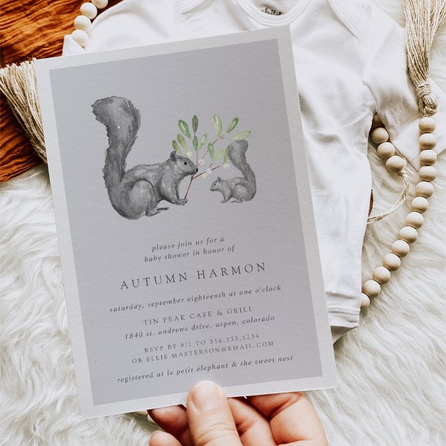Woodland Friends Baby Shower Invitation (Creator Uploaded)