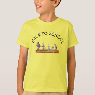 Woodland Friends Back To School Watercolor T-Shirt