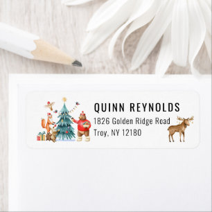 Woodland Friends Winter Christmas Birthday Party