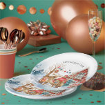 Woodland Friends Winter Christmas Birthday Party Paper Plate<br><div class="desc">Starting with a fabulous printed invitation, set the tone with a unique design then carry the theme through the entire event. Your event will be picture perfect from beginning to end with special little extras. At the party, consider personalised party favours for an extra special touch. Add your custom wording...</div>