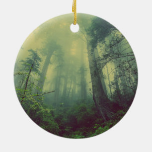 Woodland From Below Ceramic Tree Decoration