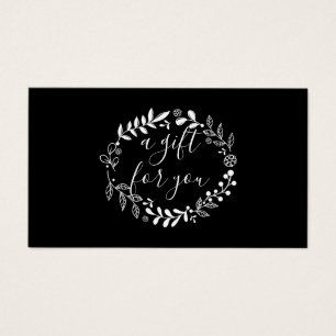Woodland Garland Business Gift Certificate