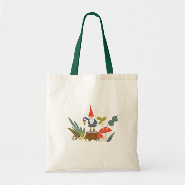 Woodland Gnome Tote Bag (Front)