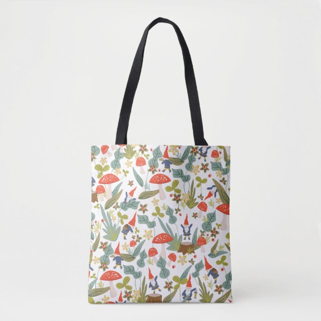 Woodland Gnomes Tote Bag (Front)