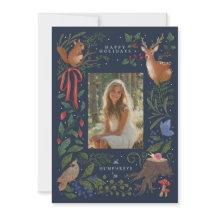 woodland holidays | greeting card christmas