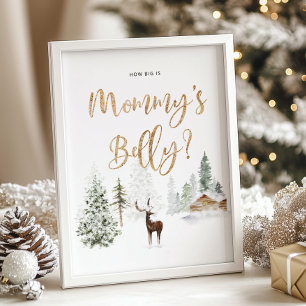 Woodland how big is mummy's belly game poster