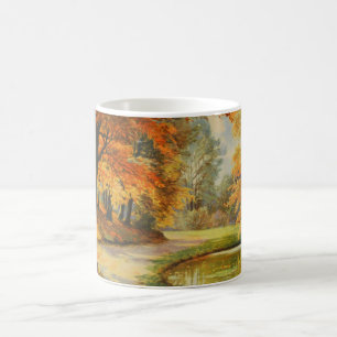 Woodland in autumn coffee mug