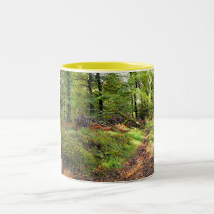 Woodland in October Two-Tone Coffee Mug