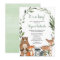 Woodland It's a boy forest friends baby shower