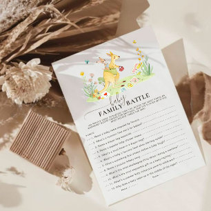 Woodland Kangaroo Baby Family Battle Game