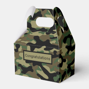 Woodland Khaki Camo Favour Box