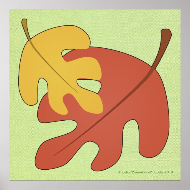 Woodland Leaves Print (Front)