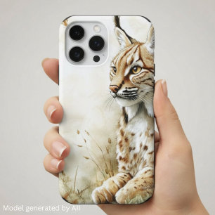 Woodland Lynx Wildlife Nature iPhone 16 Pro Max Case