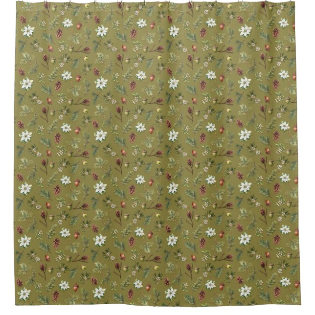 Woodland Magic Shower Curtain (Front)