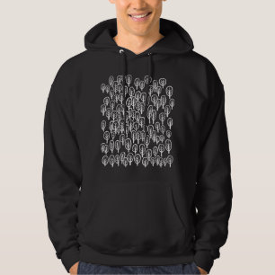 Woodland Map - Ghost Hoodie