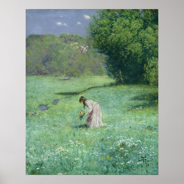 Woodland Meadow, 1876 Poster (Front)