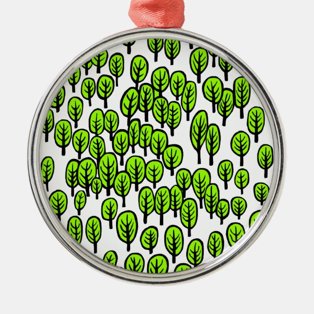 Woodland Metal Tree Decoration (Front)