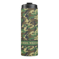 Woodland Militairy Camo Print - Personalised