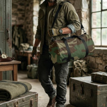 Woodland Military Camouflage Pattern