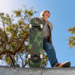 Woodland Military Green Camouflage Skateboard<br><div class="desc">The standard military green camouflage pattern on this product. This is an ideal gift for yourself or others. It's perfect for birthday parties,  anniversaries,  graduations,  or any special occasion. You can personalise this template with your art or photo and customise it to your liking.</div>