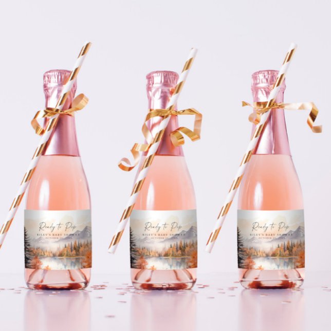 Woodland Mini Sparkling Wine Labels Ready to Pop (Creator Uploaded)