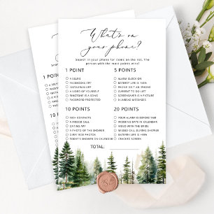 Woodland minimalist what's on your phone game