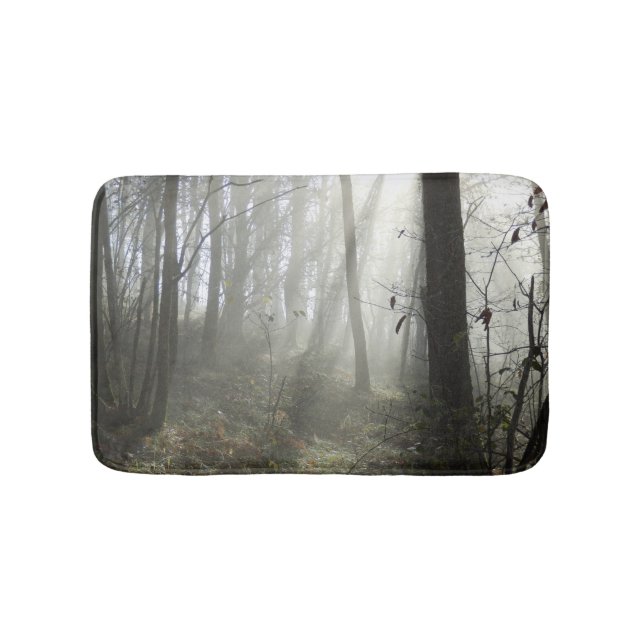 Woodland Morning Mist Bath Mat (Front)