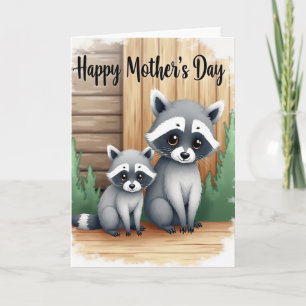Woodland Mothers Day Love Card