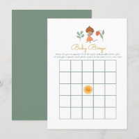Woodland Mushroom Baby Shower Game Baby Bingo
