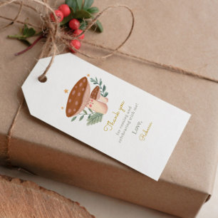 Woodland Mushroom Birthday Gift Tags