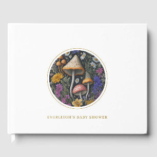 Woodland Mushrooms Baby Shower Guest Book