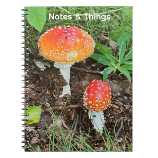 Woodland Mushrooms Notebook