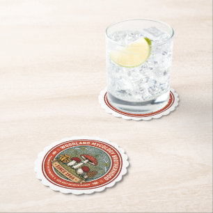 Woodland Mycology Brotherhood Paper Coaster