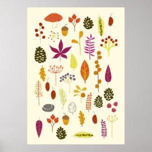 Woodland Nature Poster