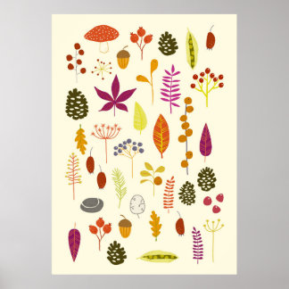 Woodland Nature Poster