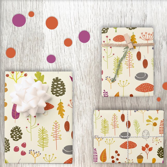 Woodland Nature Wrapping Paper Sheet (Creator Uploaded)