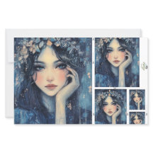 Woodland Nymph Enchantress Paper Sheet