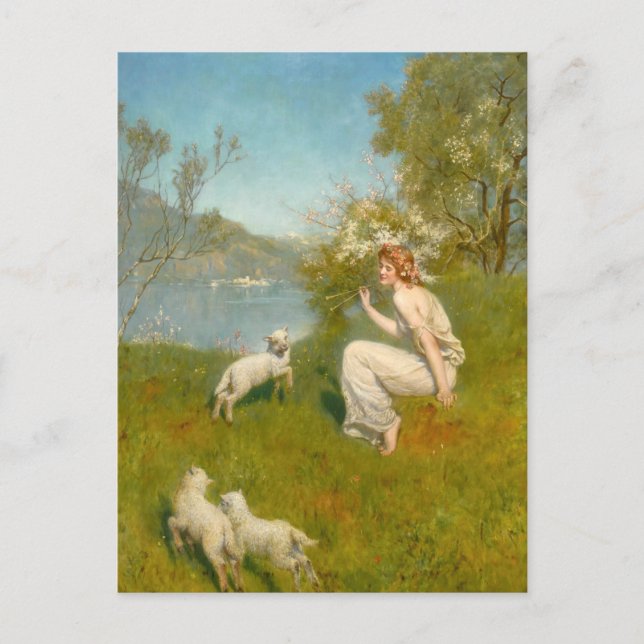 Woodland Nymph | John Collier Postcard (Front)