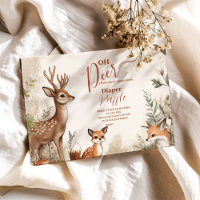 Woodland Oh Deer Theme Diapper Raffle