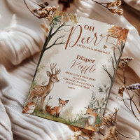 Woodland Oh Deer Theme Diapper Raffle