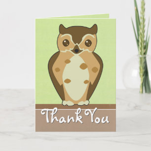 Woodland Owl Greeting Card
