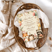 Woodland Party Animals Baby Shower