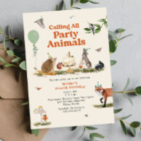 Woodland Party Animals Birthday Party