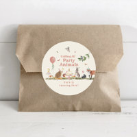 Woodland Party Animals Pink Birthday Party