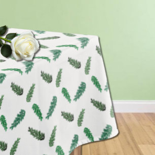 Woodland Pine Tree Branches Tablecloth