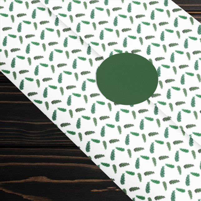 Woodland Pine Tree Branches Tissue Paper (Creator Uploaded)