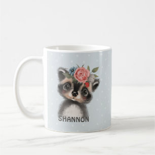 Woodland Racoon Coffee Mug